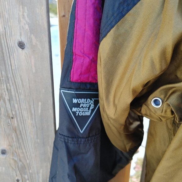 Men's Vintage 80's World Pro Mogul Tour Belted Ski Jacket Men's Medium - Picture 7 of 14